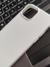 ESCASE 苹果iphone13mini手机壳13mini保护套 新升级全包液态硅胶防摔超薄男女软壳 玉石白SG-01 实拍图