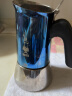 Bialetti比乐蒂 摩卡壶 不锈钢咖啡壶家用煮咖啡升级版venus维纳斯意式电热电磁炉咖啡壶 4杯份-升级蓝色款 180ml 实拍图