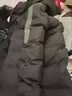 李宁 棉服男冬季长款加厚保暖过膝防风连帽外套羽绒服 黑色（棉服） 3XL 实拍图