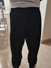 JEANSWEST CLUB真维斯冰丝休闲裤男夏季速干裤薄款百搭束脚透气运动长裤子黑色 实拍图