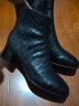 森达时装靴女冬商场同款粗跟休闲短靴4MH40DD2 黑色 36 晒单实拍图