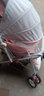 华婴 婴儿推车双向推行可坐可躺睡超轻便折叠避震伞车BB儿童幼儿四轮手推车宝宝小孩童车 升级版酒红色+可坐可躺+可折叠+可双向推行 实拍图