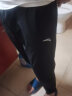 安踏运动裤男士夏季款休闲跑步长裤束脚篮球卫裤冰丝速干裤健身裤子男 -2碳灰色/单标/针织 XS/160 实拍图