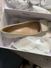 百丽（Belle）方扣高跟鞋女商场同款羊皮细跟单鞋Z2N2DCQ3 米白 34 (220mm) 实拍图