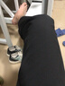 佐优品冰丝裤子男士直筒宽松运动阔腿裤百搭夏季潮牌速干透气休闲长裤 黑色 2XL 建议135-145斤 实拍图