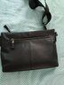 澳懿男包单肩包两用手包真皮斜挎包头层牛皮横款男士背包时尚手拿包 【头层牛皮】黑色商务款 实拍图