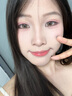OVOLOOK美瞳日抛10片小直径蓝黑棕色自然日常2025一次性隐形眼镜网红学生 甜酒褐棕14.2【日抛10片】 0度 实拍图