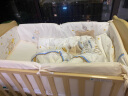 可优比（KUB）婴儿床品套件防撞床围梭织抑菌拼接床围挡布床上用品 梭织抑菌款-护卫肖恩-七件套 100*56 实拍图