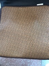 阔邺可定制双面夏季藤席木草凉席冰丝凉垫椅坐垫电脑椅餐椅垫飘窗垫 冰丝浅金+藤席悠然 45X45CM用于电脑椅汽车座 实拍图