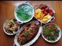 素美吉（SUMEIJI）餐具陶瓷饭碗盘勺子碟轻奢家用菜盘子酒店餐具釉下彩牛排盘高颜值 12.2英寸鱼盘 实拍图