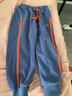 宝宝春秋休闲裤宽松婴幼儿运动裤婴儿长裤男春季韩版裤子女童春装 蓝色 110cm 实拍图