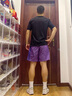 PRIDEME夏季薄款轻奢欧货冰丝光棉无痕压胶休闲t恤男短袖修身半袖男上衣 BNS2395-黑色 XL 【体重建议：130-150斤】 实拍图
