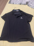 Calvin KleinJeans夏季男士商务休闲通勤ck翻领字母印花透气短袖T恤POLO衫 BEH-黑色 2XL （建议190-200斤） 实拍图