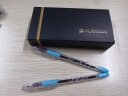 白金（PLATINUM） 钻石头中性笔签字笔GB-200 0.5MM配套中性笔芯办公学生水笔 天蓝色杆黑芯12支 0.5mm 晒单实拍图