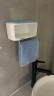 意可可（ecoco） 吸盘肥皂盒浴室置物架创意毛巾挂架壁挂收纳架香皂盒 薄荷蓝 实拍图