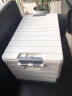 悦卡 车载后备箱收纳箱汽车储物箱可折叠整理箱工具箱户外露营用品 大号60升平盖白银色-带锁扣 实拍图