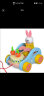 班德斯特（BANDSTER）拖拉学步拉线手拉宝宝2岁儿童拉着走的小狗拉绳牵引拉拉车玩具 兔子拉车 实拍图