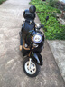 杰帆（JF）新龟王电动车踏板车电动摩托车小龟电摩双人踏板摩托车助力电瓶车 黑色 空车不含电池 实拍图