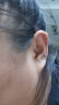 银奥999纯银耳钉女高级感珍珠耳环2024年新款耳骨养耳洞足银银针耳饰 999耳钉3mm二对（4只价） 实拍图