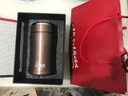 希诺（HEENOOR）保温杯男女士高档商务办公泡茶杯带茶漏大容量潮流时尚便携水杯子 铂金色-400ml【304不锈钢内胆】 实拍图