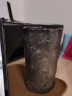 格娜斯（CRISTALGLASS） 日式冰川纹玻璃杯子家用客厅喝水杯待客绿茶杯套装水晶杯水具 灰色高款6支+黑色杯架 实拍图