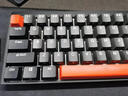 DURGOD 杜伽K330W无线蓝牙三模游戏机械键盘女生61键MAC/IPAD键盘（电脑电竞专用） 无光-警戒线 定制-黄轴 实拍图