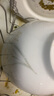 优尊陶瓷骨瓷碗家用饭碗新款轻奢好看的金边陶瓷餐具现代简约碗组合 7英寸奥碗2个 实拍图
