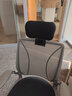 茗芮居办公室椅子加高头枕加装靠头工作椅靠垫护颈头靠免打孔简易可调节 C款银灰色-黑色框 实拍图