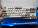 DURGOD 杜伽87/104键笔记本电脑PBT键帽机械键盘全键无冲（办公游戏电竞吃鸡键盘） TAURUS K320天然白 樱桃轴 无光 红轴 实拍图