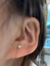 LnieerLNIEER 999足银养耳洞耳棒钻石耳钉女设计感耳骨耳环男气质小耳饰 2mm锆石养耳棒一对【999足银】 实拍图