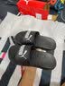 彪马（PUMA）户外沙滩运动拖鞋外出男女款新款夏季休闲凉鞋372279 黑色-白 01 35.5 实拍图