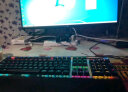 狼蛛机械键盘鼠标套装 有线游戏键鼠套装电竞宏编程鼠标键盘台式笔记本电脑USB背光发光CF吃鸡金属加重 黑色混光（青轴）机械键盘 实拍图