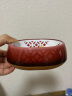 多格漫日本和风水晶狗碗猫碗喂食器防滑碗宠物碗猫碗 茶绿色 猫用 实拍图