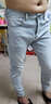 范莉泰复古浅色九分牛仔裤男弹力修身小脚裤夏季薄款韩版潮流时尚9分裤 9402 九分裤 现货 31 2尺4 实拍图