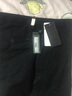 雅鹿男装商务休闲裤男中年夏季新品宽松直筒高弹力纯色男裤透气冰丝裤长裤 98-1黑色 32 (二尺五) 实拍图