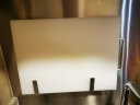 IUPILON家用 砧板菜板切菜板 水果板宝宝辅食板厨房长方形PE塑料板 白色 30*40*3CM 实拍图