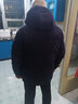 雅鹿羽绒服男士短款爸爸装冬季加厚保暖外套休闲时尚中老年人防寒衣服 黑色 90白鸭绒+可脱卸连帽 2XL (185) 推荐体重150-165斤 实拍图