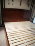 小木窝 床 胡桃木实木床双人主卧婚床现代中式简约实木高箱单人床 床【气压结构】 1800*2000 实拍图