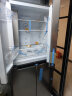 奥马(Homa) 365升 家用超薄十字对开门冰箱 一级节能双变频 零度保鲜 四开门大容量 星爵银 BCD-365WDK/B 晒单实拍图