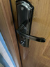 七武士防盗门锁套装锁具把手家用通用型天地锁把手黑大门锁木室内门锁芯 2号 方舌（双活）弹珠锁芯 左外 实拍图