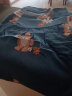 俞兆林（YUZHAOLIN）品牌特价夏季棉绸睡裙女人造棉睡衣夏加肥妈妈装薄款连衣裙修身家 蓝色小熊 2XL(90-125斤) 晒单实拍图