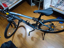永久山地自行车26英寸21速碟刹款减震前叉男女式成人学生城市越野单车 21速24英寸钢架线碟 灰色 实拍图