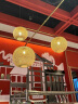 恋尚灯饰 餐厅吧台吊灯复古田园禅意茶室灯具创意灯笼饭店手工藤艺大灯罩 A款-35CM直径（18瓦暖光) 实拍图