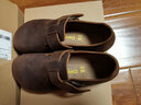 Devo的沃软木勃肯鞋男女同款时尚全包油腊皮单鞋复古情侣休闲鞋 66008 深棕油蜡牛皮 36 （建议拍小一码） 实拍图