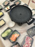 脉鲜（MAXSUN）韩国进口烤肉锅麦饭石不粘锅家用卡式炉烧烤盘卡斯卡磁炉铁板烧 实拍图