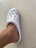卡骆驰（crocs）洞洞鞋男鞋女鞋 25夏季新款贝雅拖鞋轻便透气情侣鞋沙滩鞋凉鞋 骨白经典克骆格/现货速发 39 -40 /M7W9/250mm 实拍图