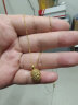 中国黄金（CHINA GOLD） 黄金项链女士足金榴莲吊坠送女友妈妈 【大果】足金吊坠+K金链/约1.93g 实拍图