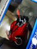 美驰图1:18 摩托车 模型 机车川崎h2r模型 玩具 仿真 跑车男生礼物 杜卡迪1199 红色 实拍图