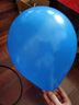 欢喜鸟哑光乳胶气球加厚新年元旦婚礼气球装饰婚房结婚派对开业气球布置 蓝色100个 实拍图