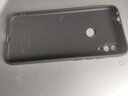 菲科斯 适用红米note7手机壳液态硅胶小米redmi note7pro保护套软磨砂全包防摔男女款 静谧黑+【钢化膜】 红米note7/note7pro 实拍图